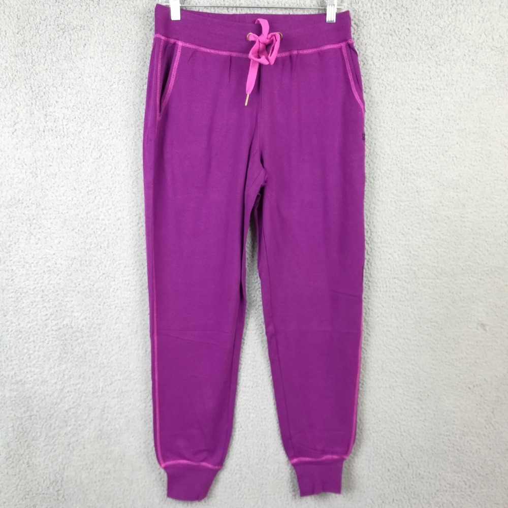 Seed To Style Pants Womens Joggers Magenta Pink Organic Cotton Pull On S